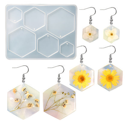 Hexagon Jewellery Silicone Mould image 2