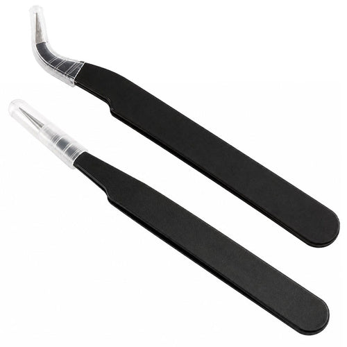 Black Tweezers Set RS2056-57 image 0