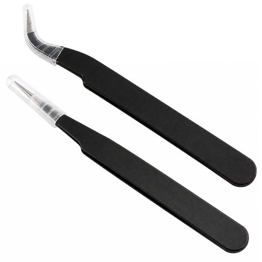 Black Tweezers Set RS2056-57 image 0