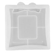 Square Tray Silicone Mould with Bow Detail image 0