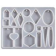 Mixed Geometric Charm Silicone Mould image 0