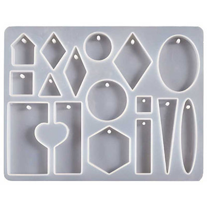 Mixed Geometric Charm Silicone Mould image 0