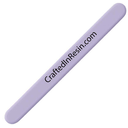 Crafted in Resin Silicone Stirring Stick Purple image 1