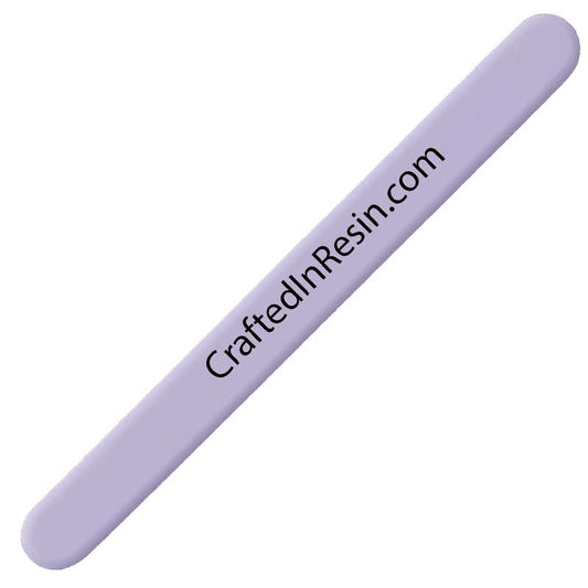 Crafted in Resin Silicone Stirring Stick Purple image 1