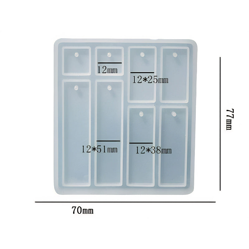 Rectangular Jewellery Silicone Mould image 1