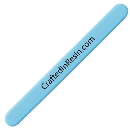 Crafted in Resin Silicone Stirring Stick Blue image 1