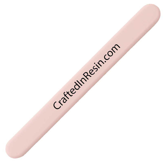 Crafted in Resin Silicone Stirring Stick Pink image 1