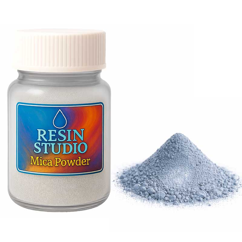 Light Blue Mica Powder image 0