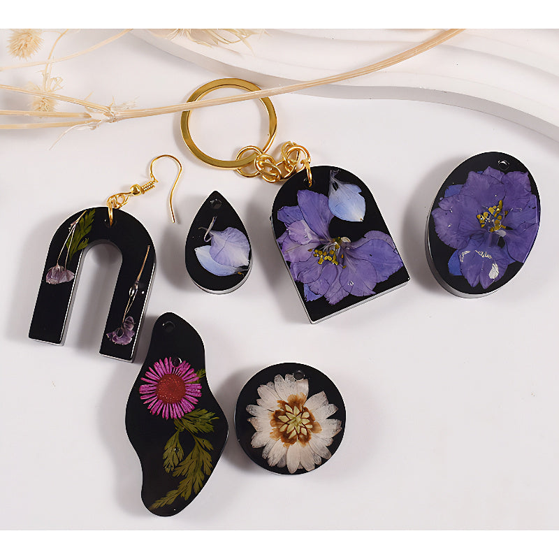 Organic Teardrop Charm Silicone Mould image 2
