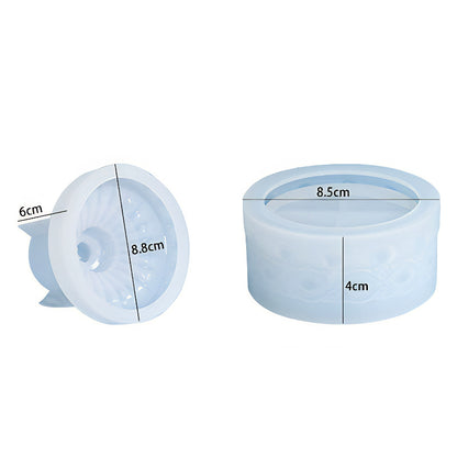 Decorative Round Container Silicone Mould image 5
