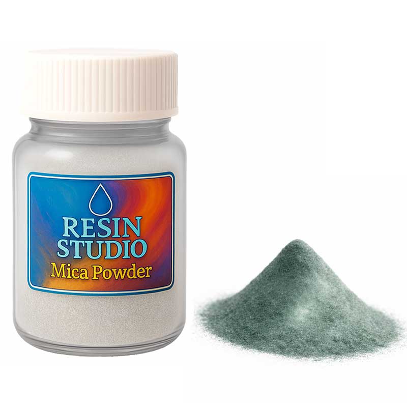 Pearl Green Mica Powder image 0