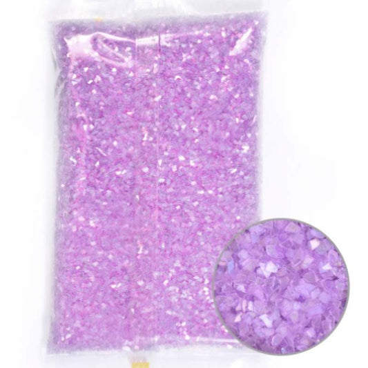 Purple Iridescent Glass Flakes (450g) RS2015 image 0