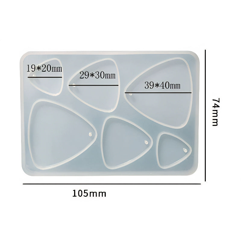 Teardrop Jewellery Silicone Mould image 1
