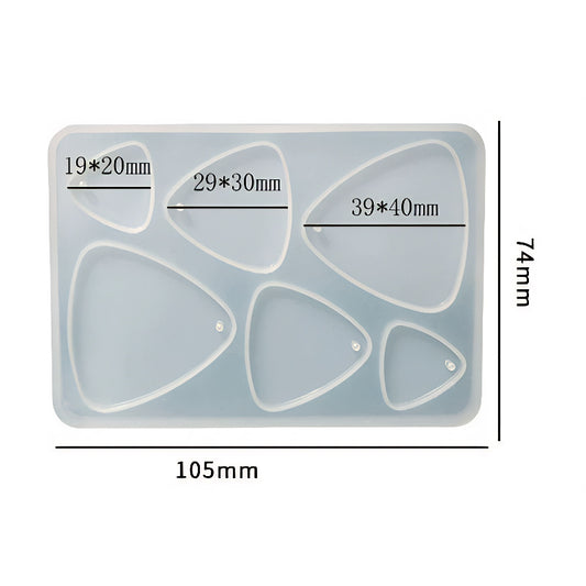 Teardrop Jewellery Silicone Mould image 1