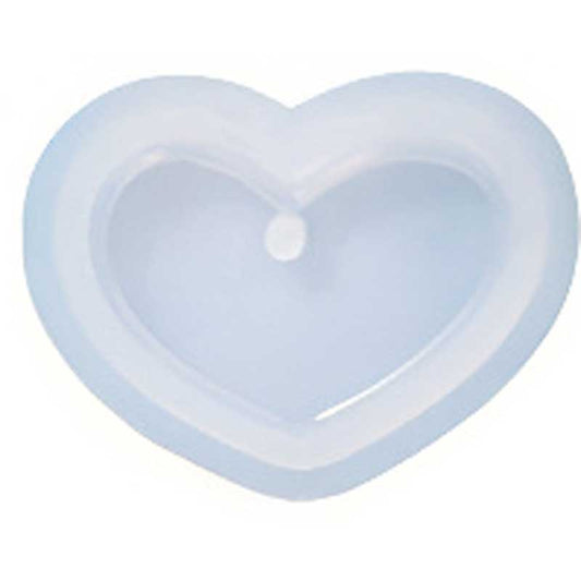 Heart Pendant Silicone Mould 49mm x 45mm image 0
