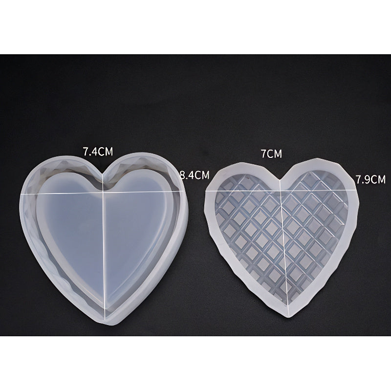 Heart-Shaped Lidded Box Silicone Mould image 2