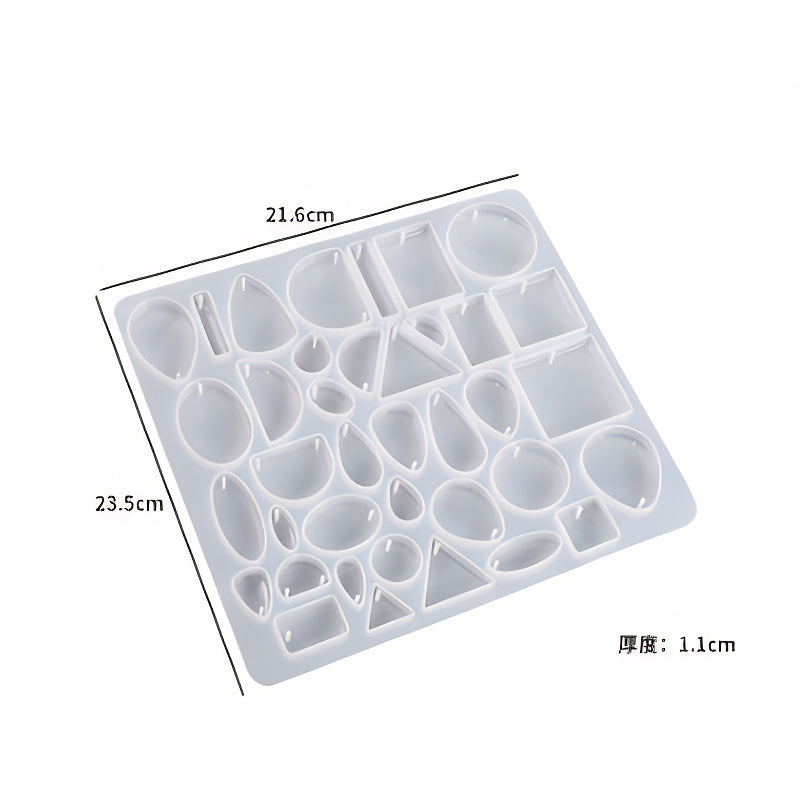 Mixed Shape Pendant Silicone Mould Tray image 1
