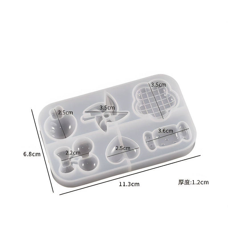 Mixed Mini Charm Silicone Mould image 1