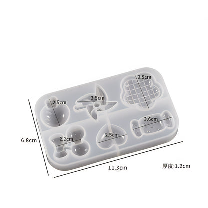 Mixed Mini Charm Silicone Mould image 1