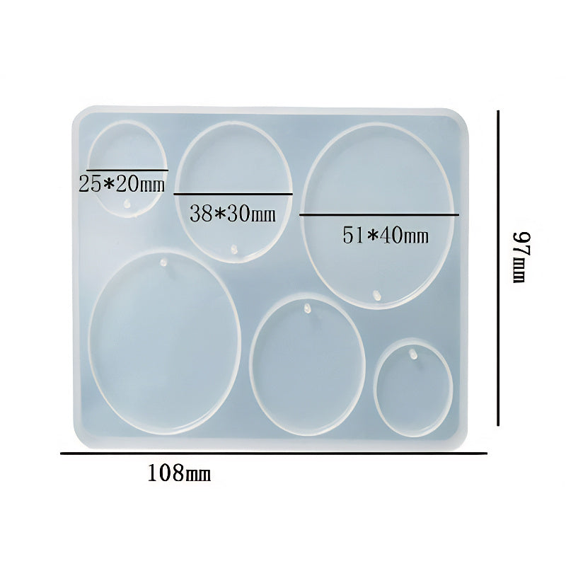 Oval Jewellery Silicone Mould image 1