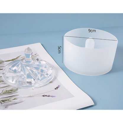 Decorative Footed Container Silicone Mould image 1