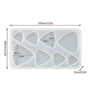 Triangle Pendant Silicone Mould image 0