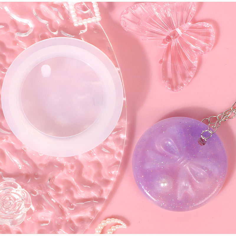 Scalloped Square Pendant Silicone Mould 50mm image 2