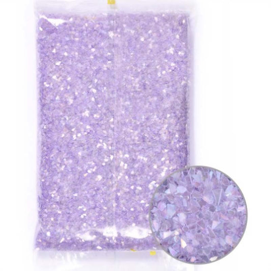 Lavender Iridescent Glass Flakes (450g) RS2018 image 0