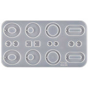 Mixed Oval and Circle Charm Silicone Mould image 0