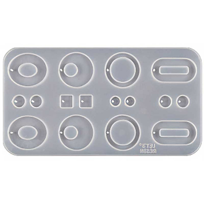 Mixed Oval and Circle Charm Silicone Mould image 0