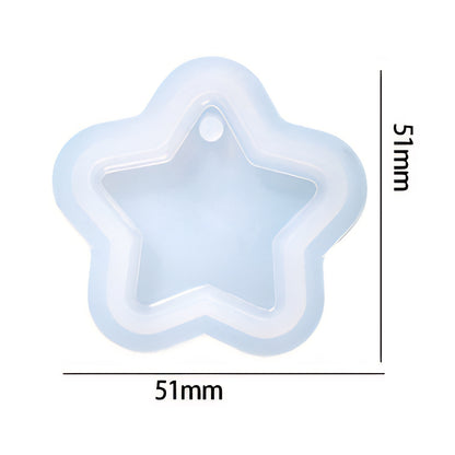 Star Pendant Silicone Mould 51mm x 51mm image 1