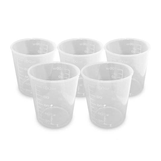 Green Stuff World Disposable Measuring Cups 100ml (5pk) 2453 image 0