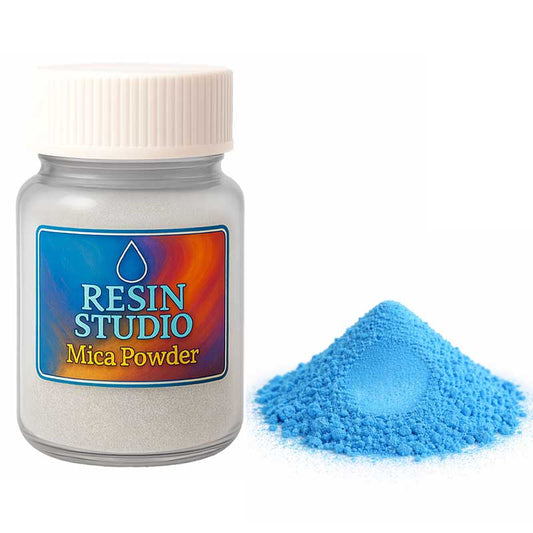 Deep Dry Blue Mica Powder image 0