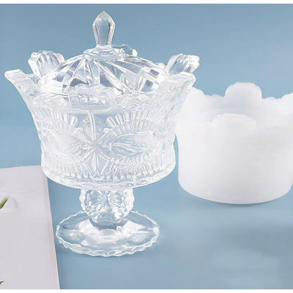 Decorative Footed Container Silicone Mould image 6