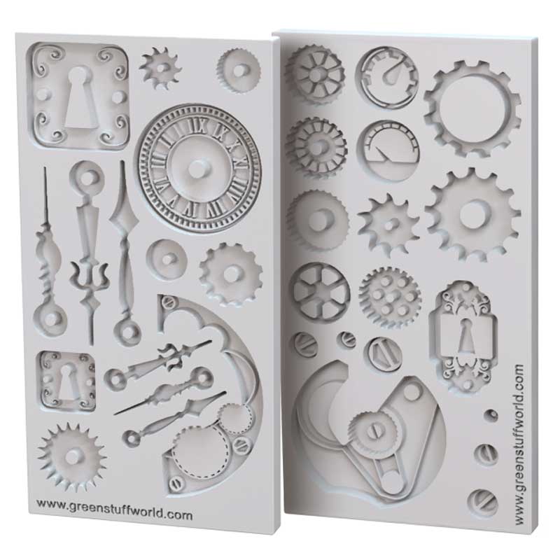 Green Stuff World Silicone Moulds Steampunk 1419 image 0