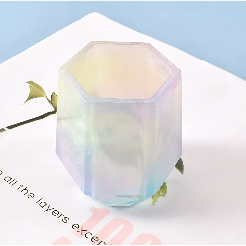 Hexagonal Container Silicone Mould image 2