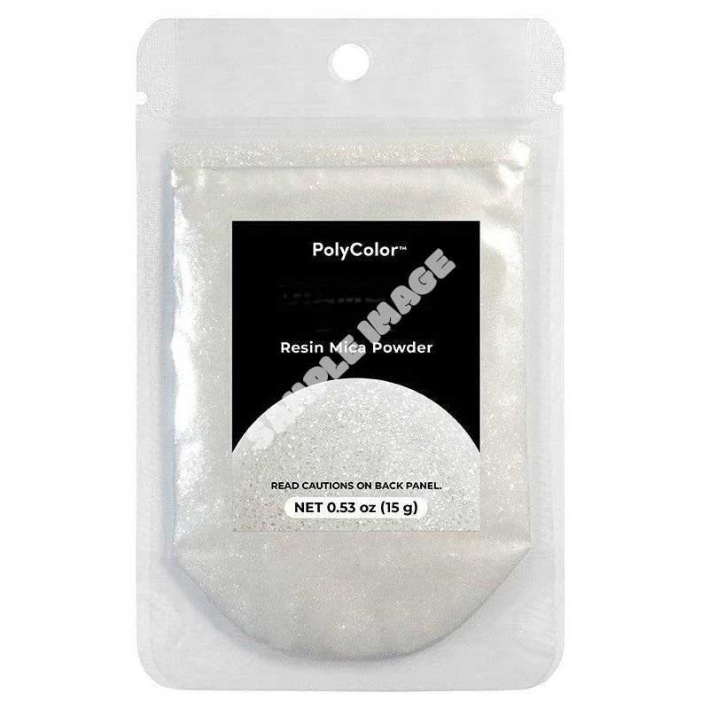 Alumilite Silver Glitter Pigment Powder (15g) image 0