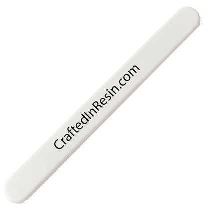 Crafted in Resin Silicone Stirring Stick White image 1