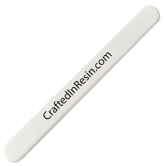 Crafted in Resin Silicone Stirring Stick White image 1