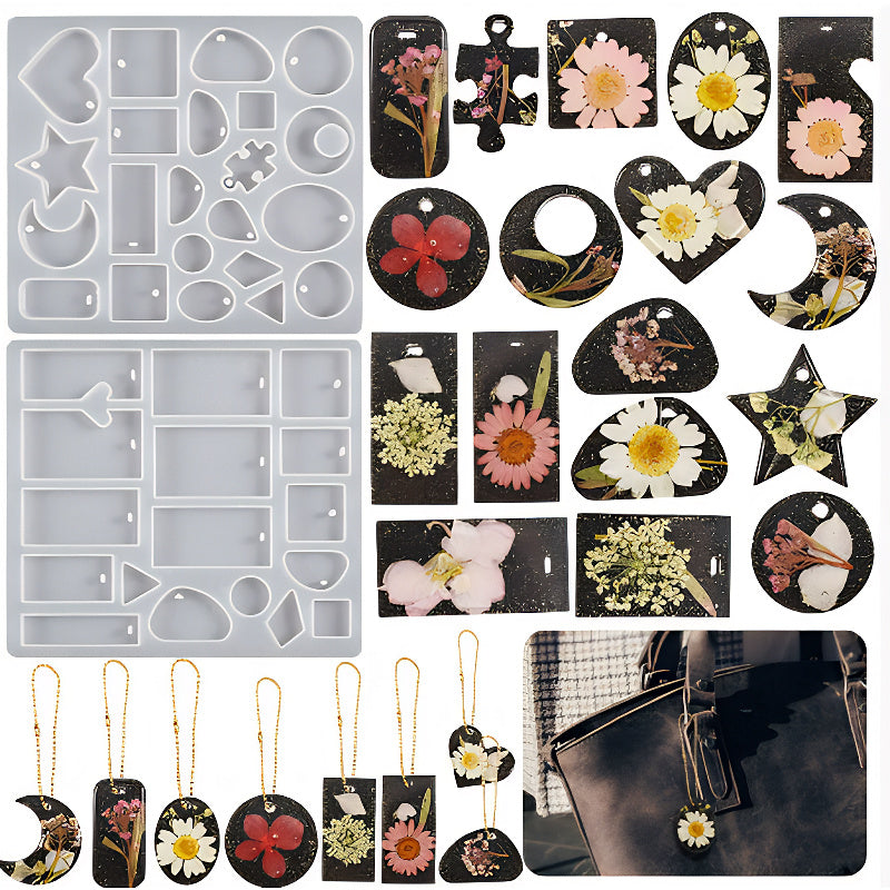 Mixed Shape Charm Silicone Mould image 3