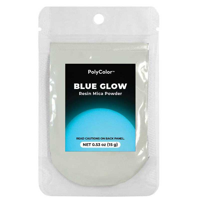 Alumilite Blue Glow Metallic Pigment Powder (15g) image 0