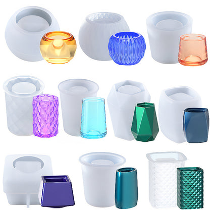 Square Cup Silicone Mould (85mm x 108mm) image 2