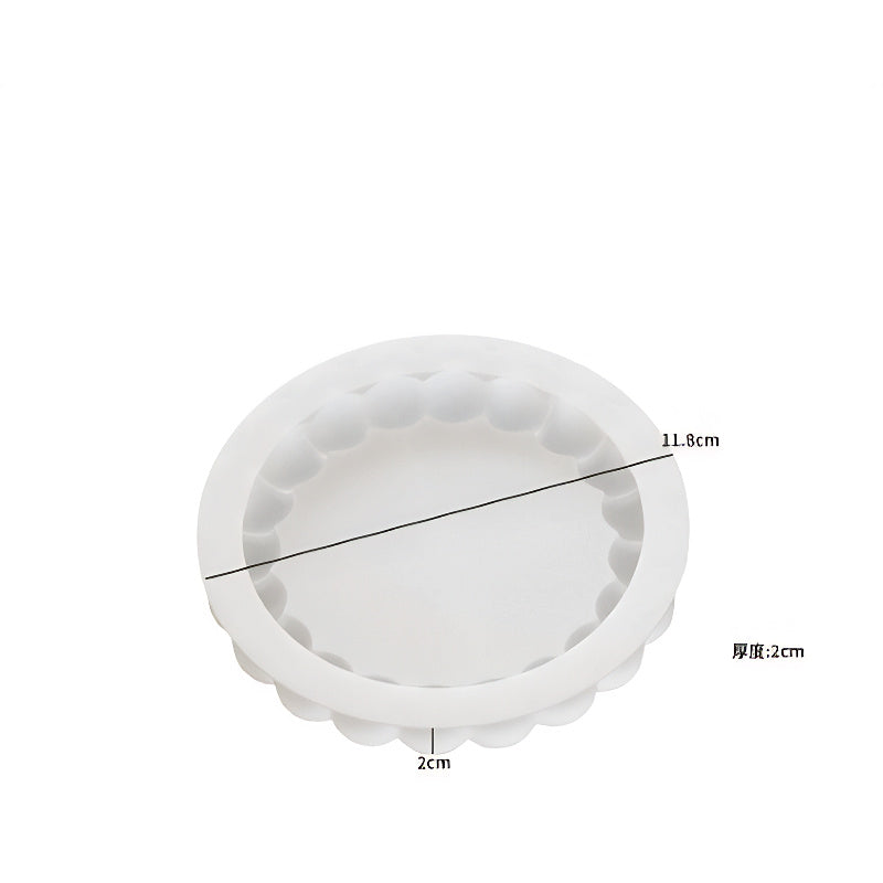 Scalloped Round Silicone Mould image 2