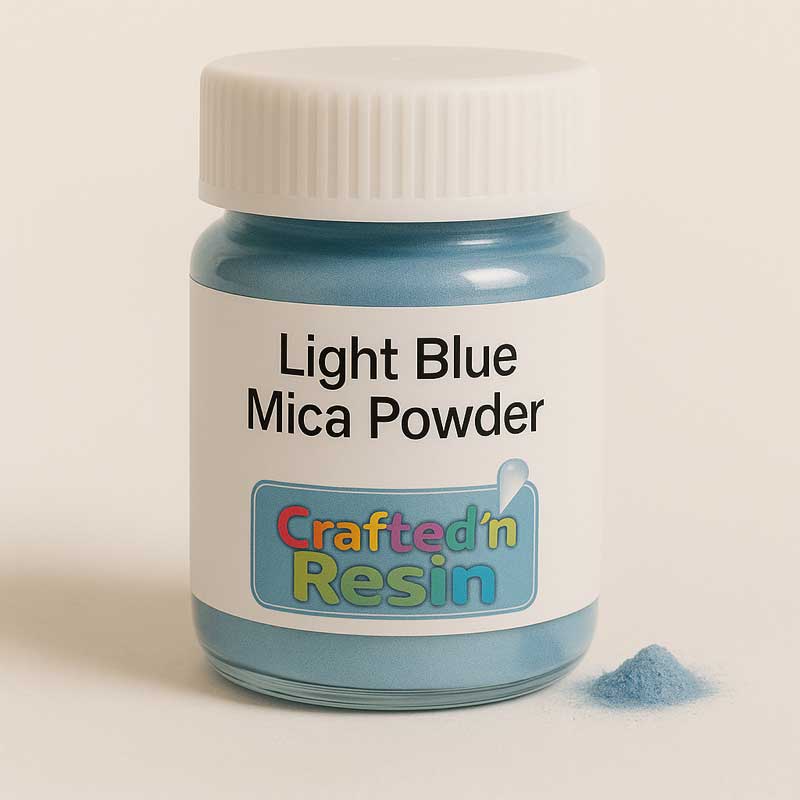 Light Blue Mica Powder image 0