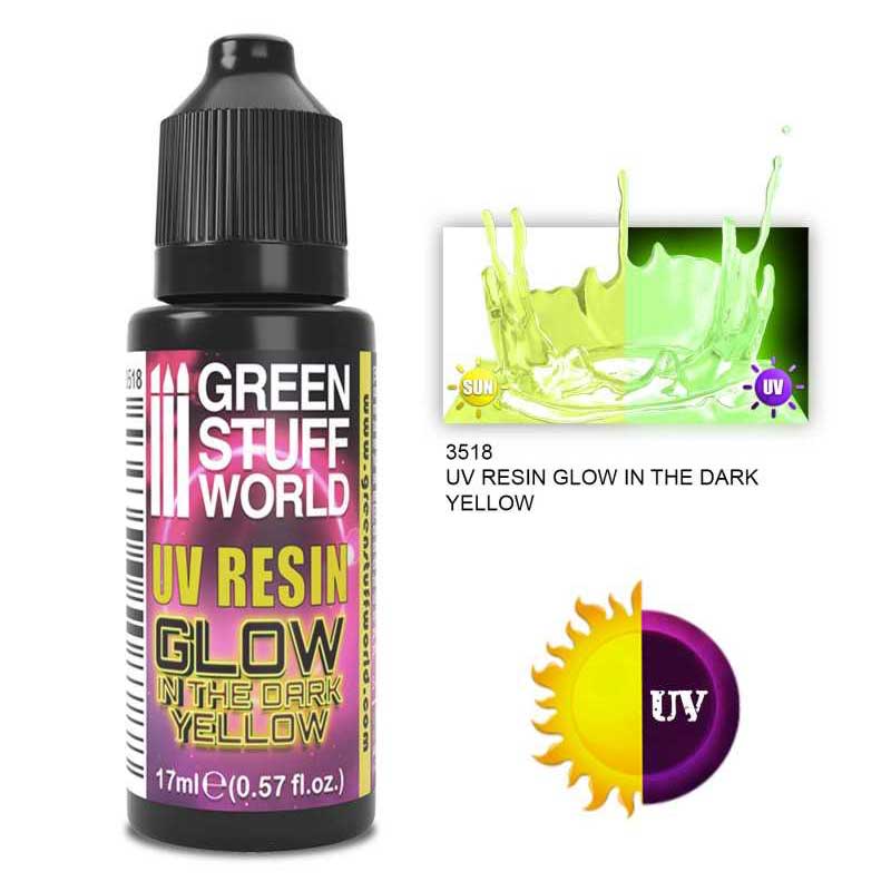 Green Stuff World - UV Resin Yellow - Glow In The Dark (17ml) image 0