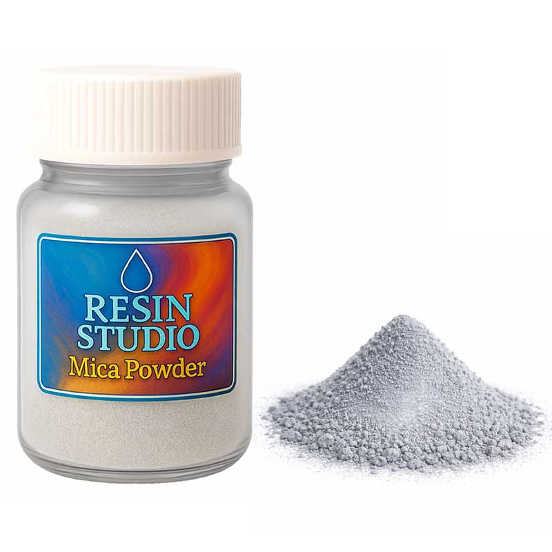 Silver Grey Mica Powder image 0