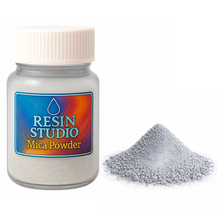 Silver Grey Mica Powder image 0