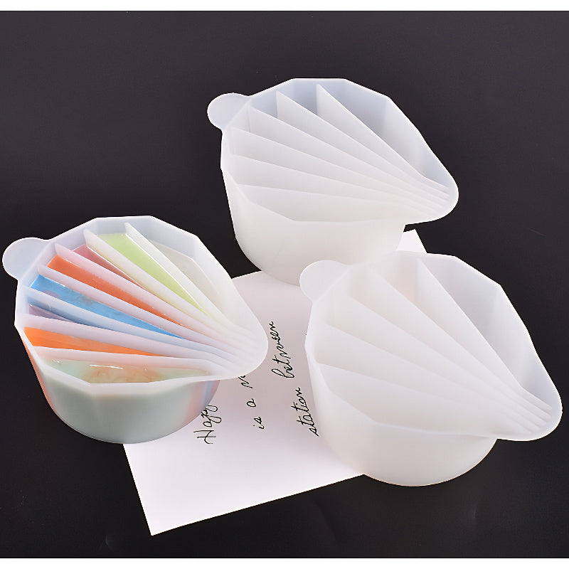 8 Slot Colour Pour Silicone Mould image 2