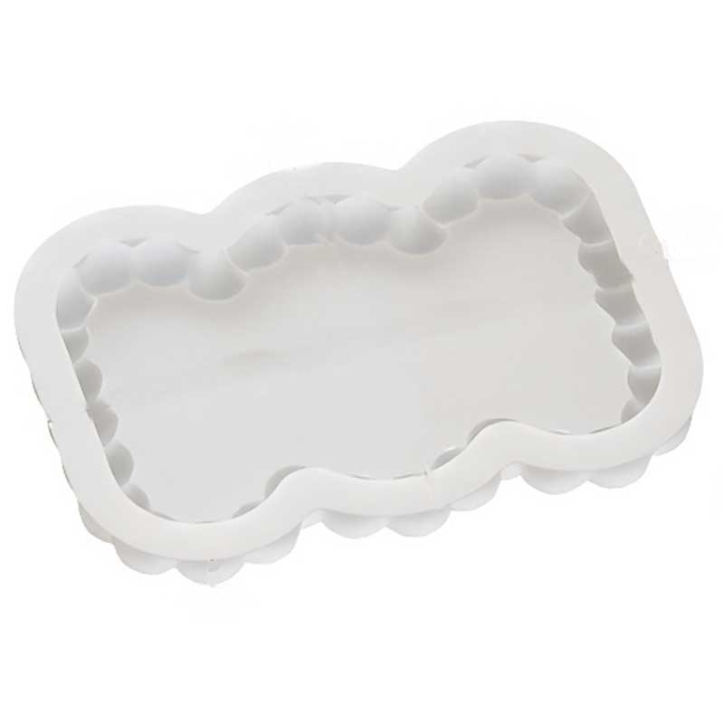 Scalloped Rectangle Silicone Mould image 0