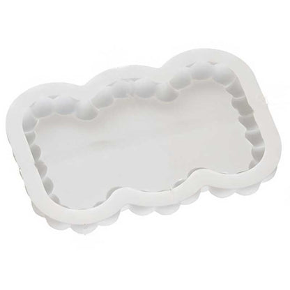 Scalloped Rectangle Silicone Mould image 0